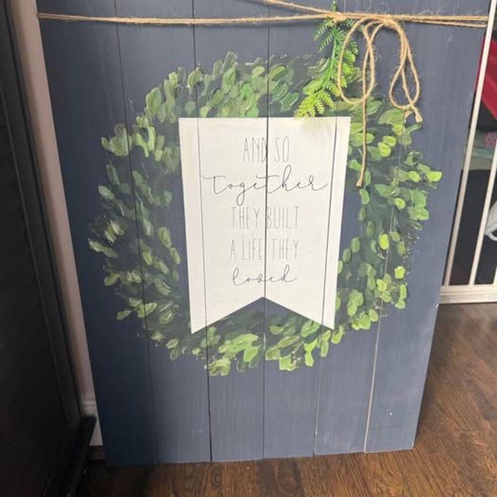 Wall decor sign